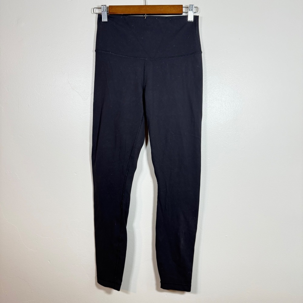 Lululemon High Rise Align Style Athletic Yoga Leggings Size 8 Black